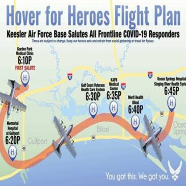 Hover for Heroes Flight tonight over Gulf Coast