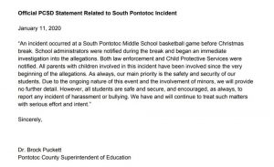 Incident At A South Pontotoc Middle School Basketball Game Is Under Investigation
